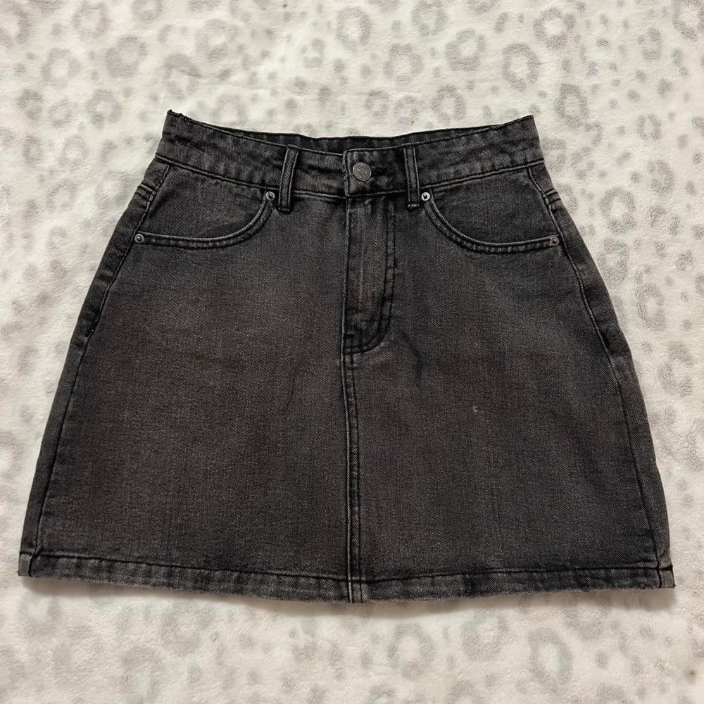 black denim skirt- size small